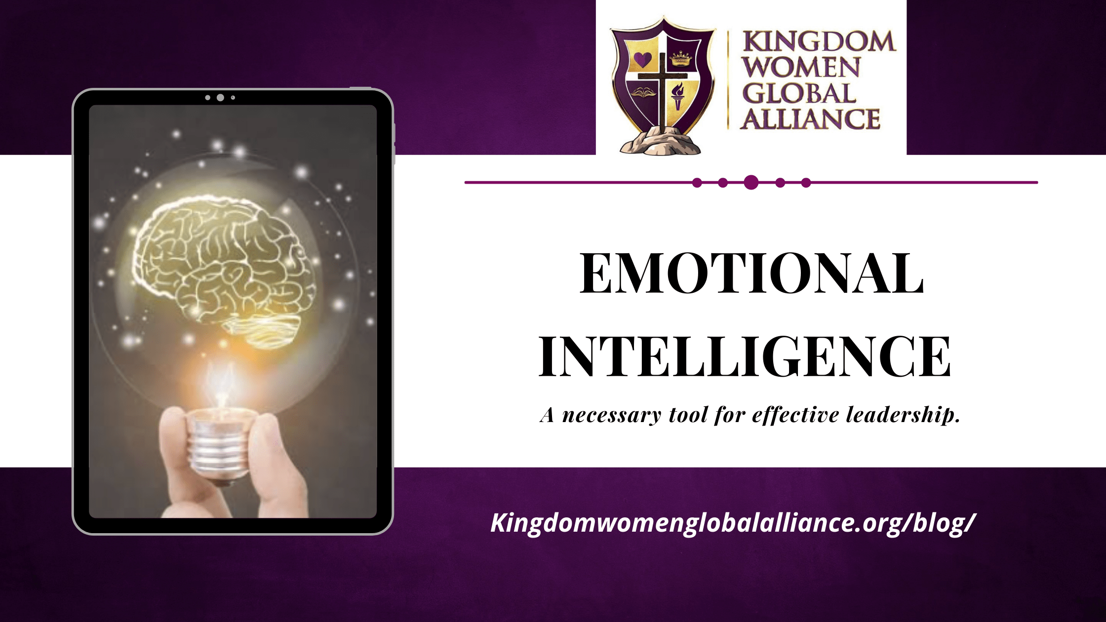 Emotional Intelligence: a necessary tool for effective leadership.
