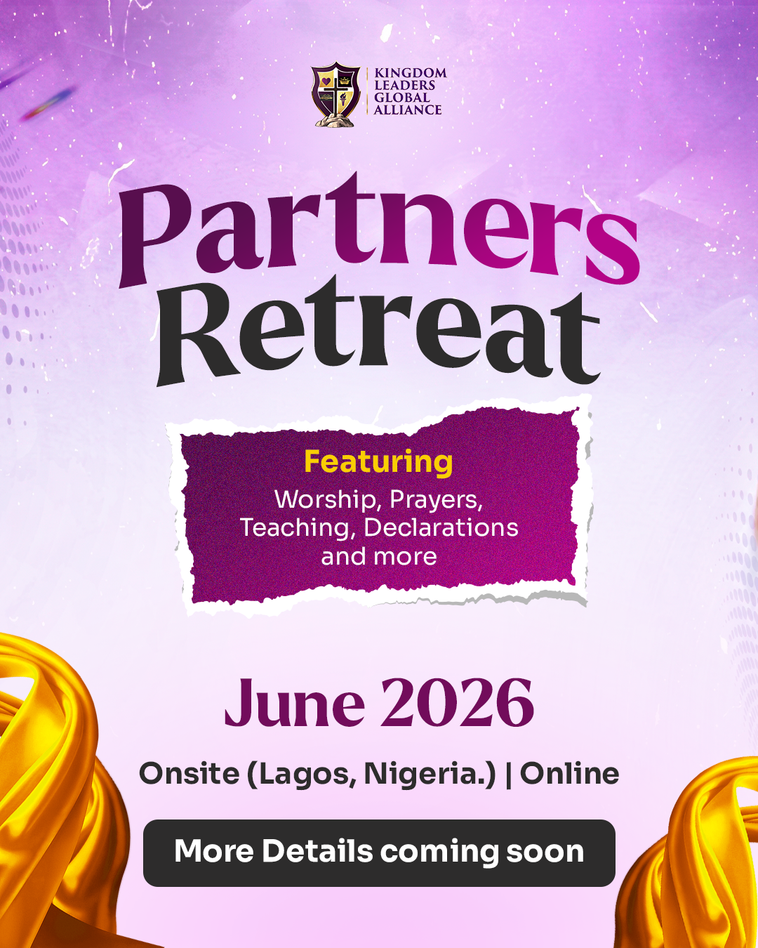 Partners Retreat 2026 Flyer